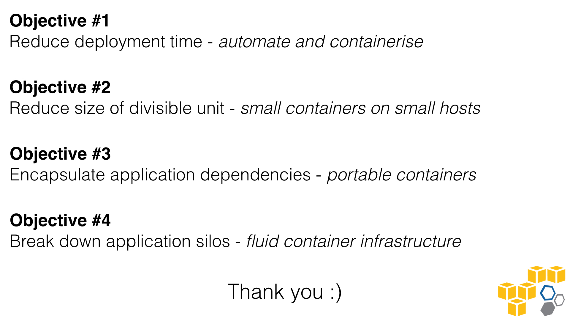 objectives